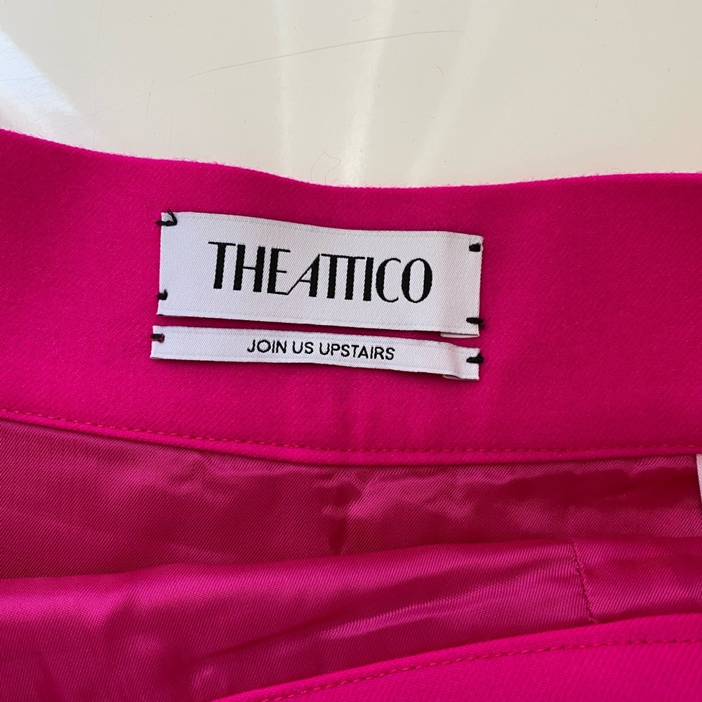 The Attico shocking pink mini skirt - Picture 3 of 4
